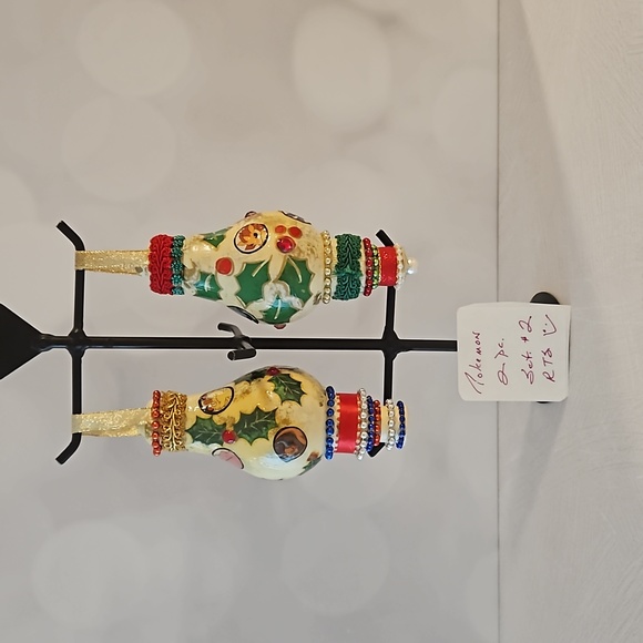 Original 151 Pokémon SET #2 Hand Crafted Christmas Holiday Ornaments SET of 2 - Picture 2 of 11